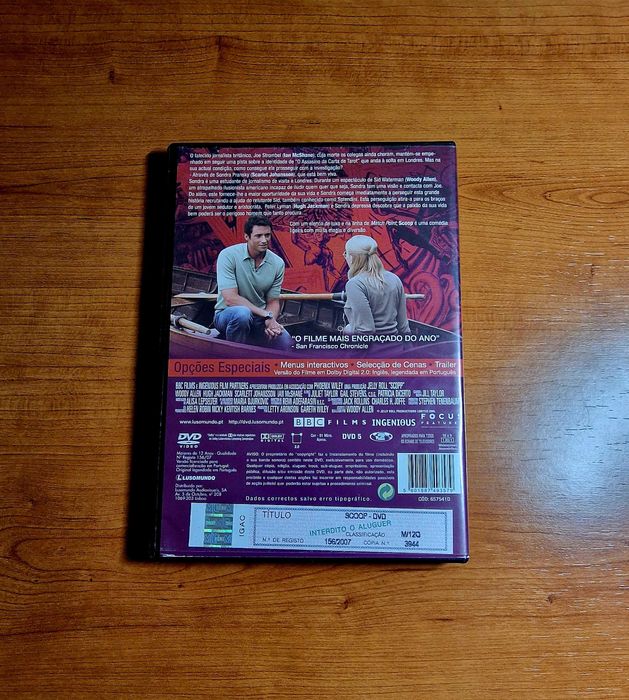 SCOOP (Woody Allen/Scarlett Johansson/Hugh Jackman Comédia Magia Seduç