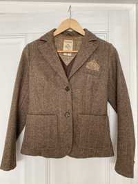 Абсолютно новый пиджак Pull&Bear р-рS, шерсть, одет максимум пару раз