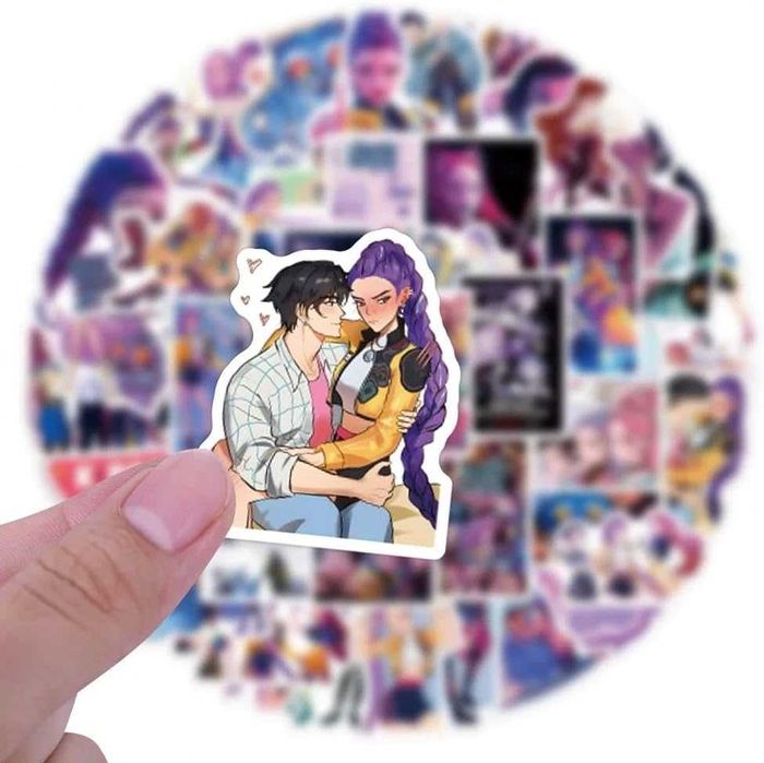 KPOP ŁOWCZYNIE DEMONÓW Naklejki 110 Naklejek Wodoodporne WINYL