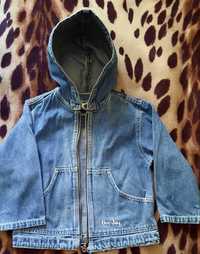 Курточка джинсовая детская Gee Jay,с капюшоном,размер 26 (4-6 лет)