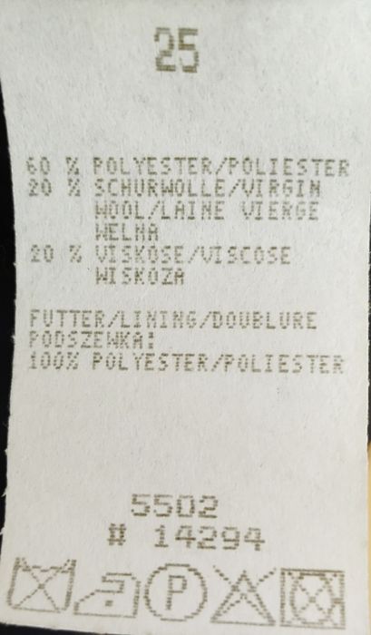 Kamizelka garniturowa męska Wollsiegel