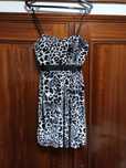 Vestido tigresa preto/branco