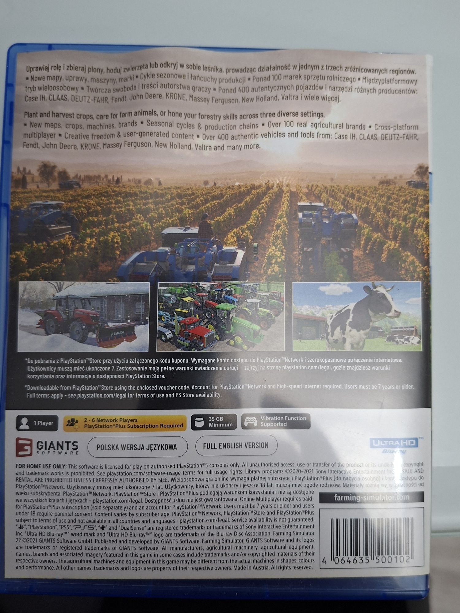 Farming simulator 22 na Ps5