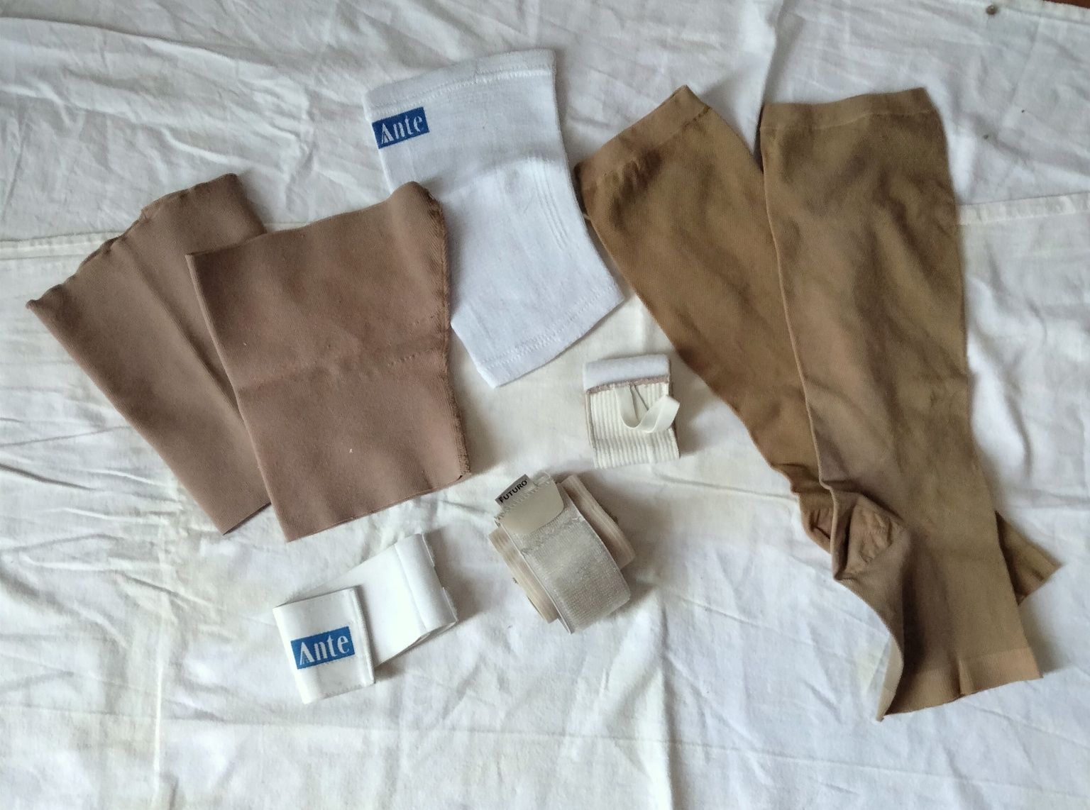 Conjunto meias de compressão