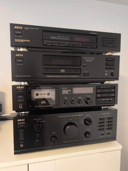 Wieża Składanka AKAI AM47 GX32 CD37 AT26 + Pilot