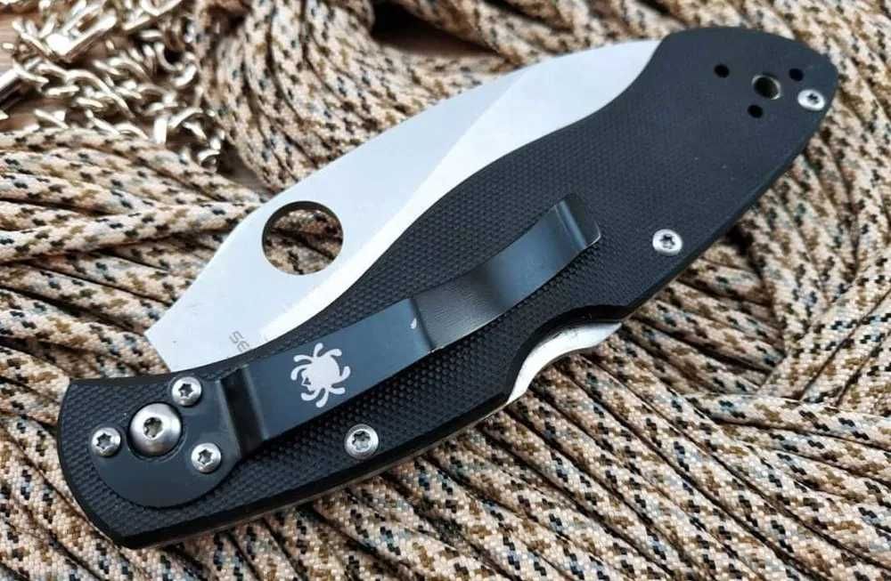 Нож Spyderco Civilian C12, складной нож, Нож с серейтором, Spyderco