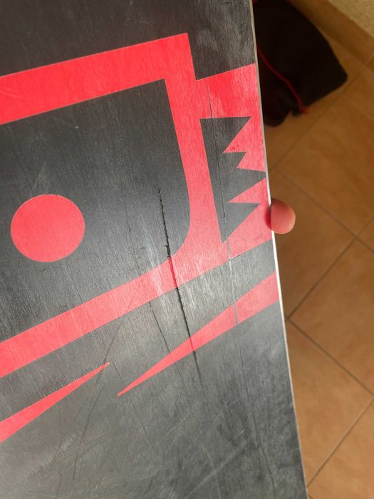 Snowboard Burton 155 free ride + wiązania Drake + pokrowiec