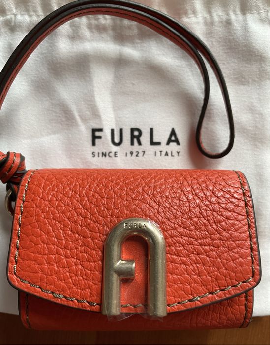 FURLA PRIMULA MINI AIRPODS PRO CASE, кожаный  чехол, 100% оригинал