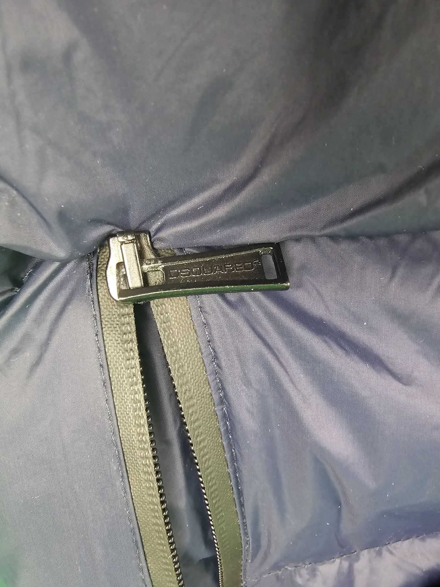 Kurtka męska zimowa granat dsquared2 kurtki