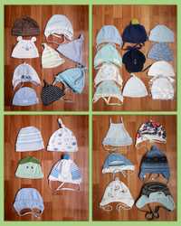 шапки детские 0-3 лет, шапки для мальчиков