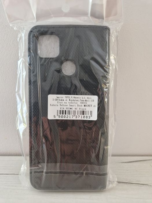 Kabura Telone Smart Book MAGNET do XIAOMI REDMI 9C CZARNA