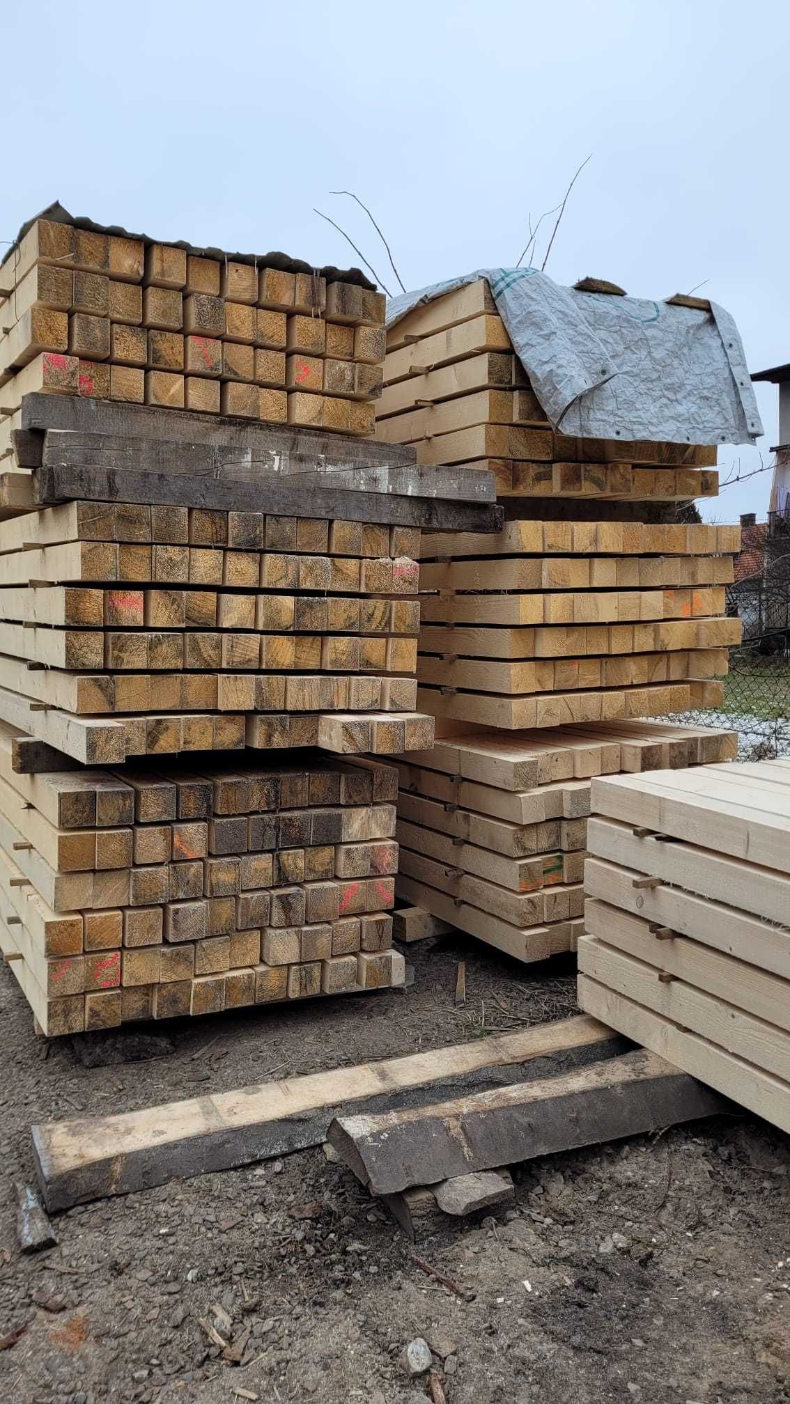 kantówka krawędziak drewno konstrukcyjn świerk 10x10, 10x5 sezonowana