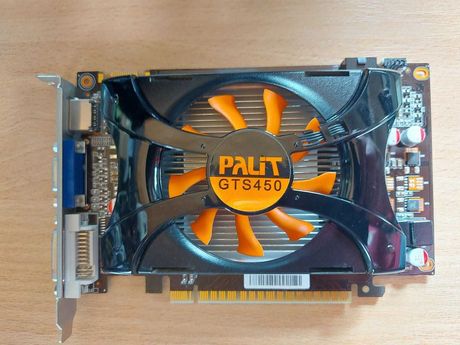 Видеокарта PCI-E Palit GTS450 1 Gb 128 bit GDDR5 в отл. сост.