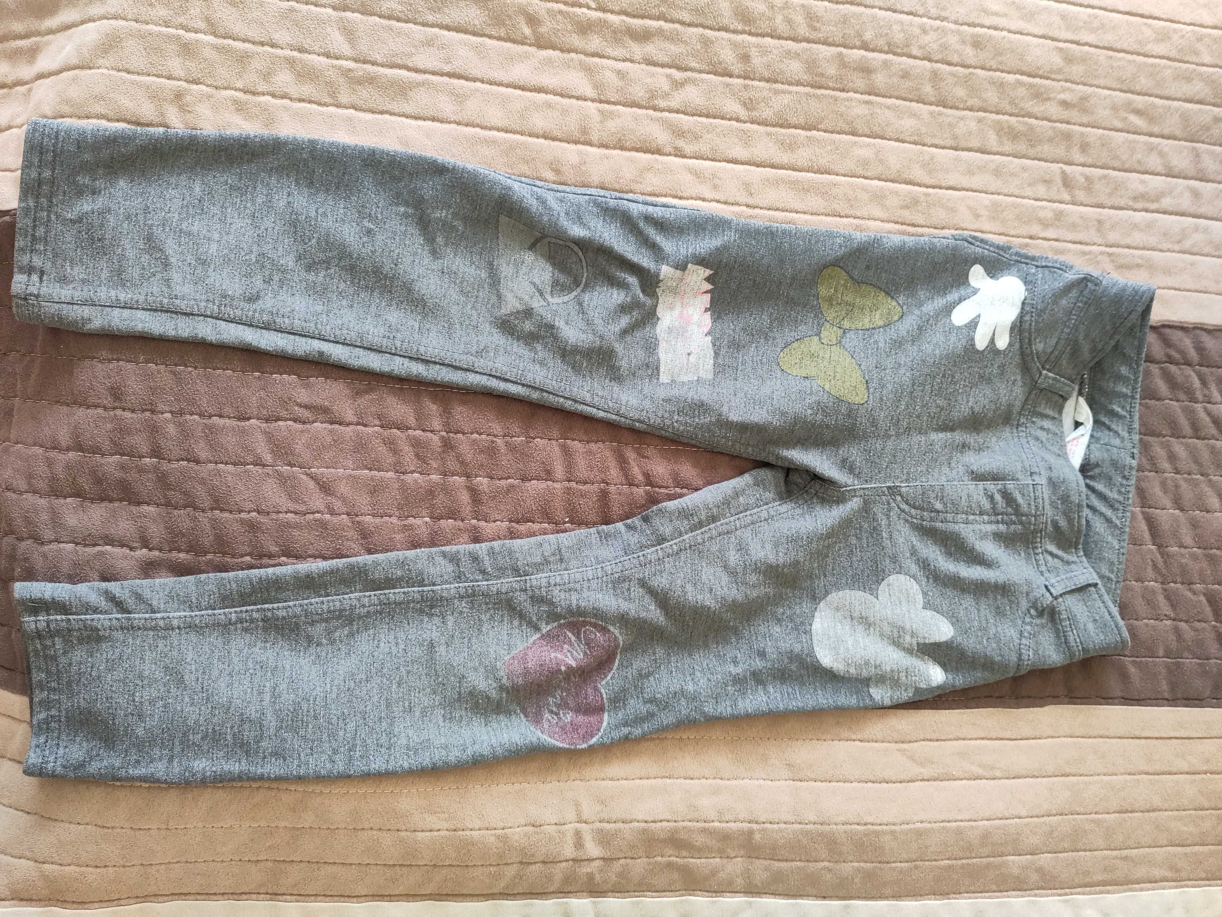 Tregginsy H&M Myszka Minnie szare 122