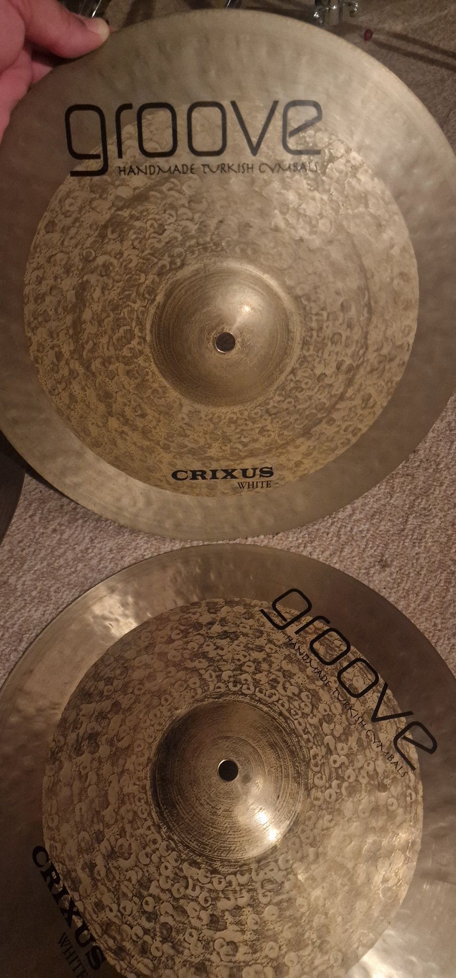 Kit de pratos GROOVE CRIXUS White