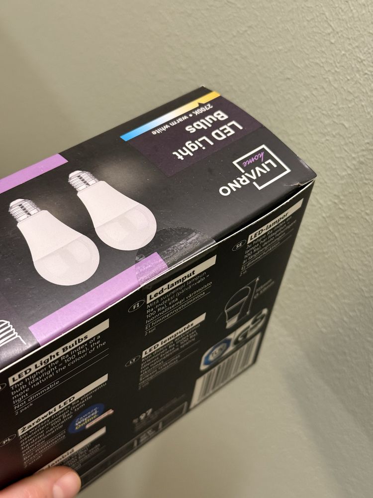 Żarówki LED (2 szt.) livarno LED 806lm nowe