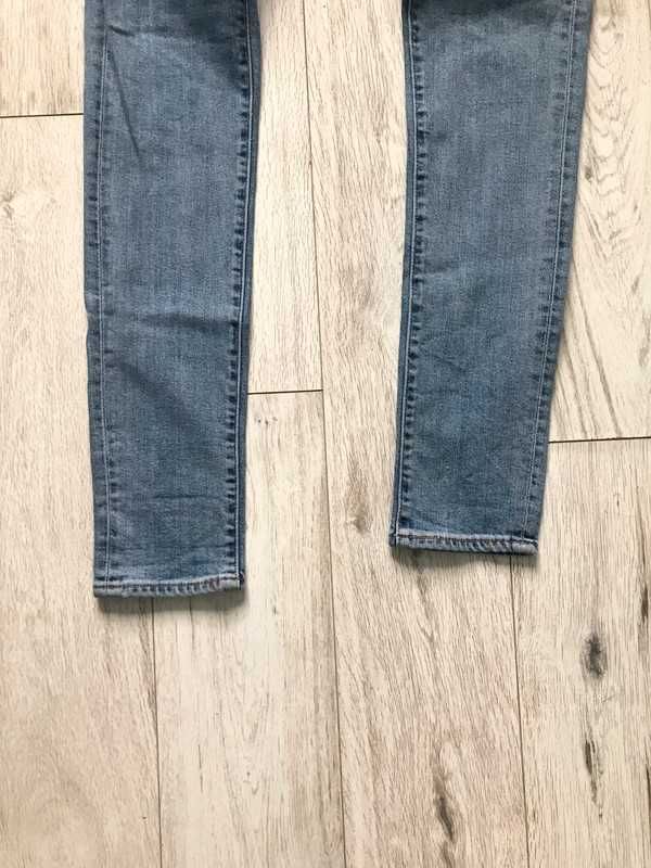 levis 721 high rise skinny jeans jeansy vintage dżinsy rurki damskie