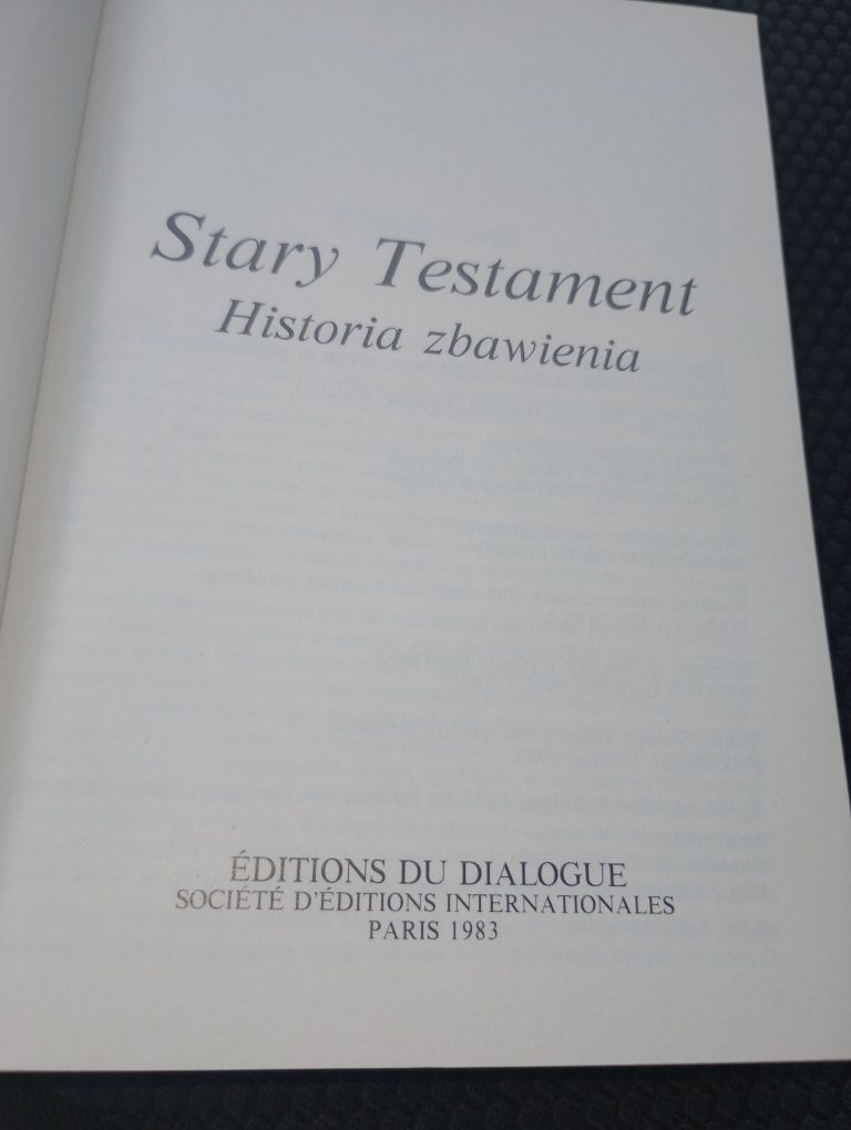 Stary testament. Historia zbawienia. 1983rw