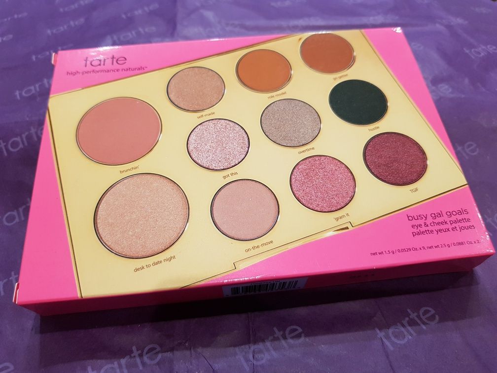 Tarte paleta cieni busy gal goals eye & cheek palette