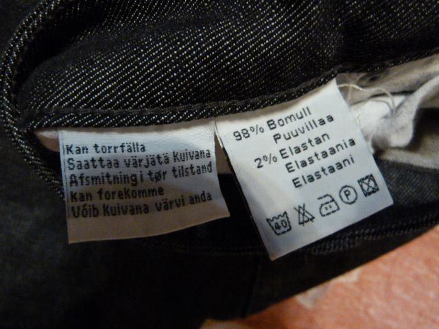 Джинсы черные E-Jeans 42/33