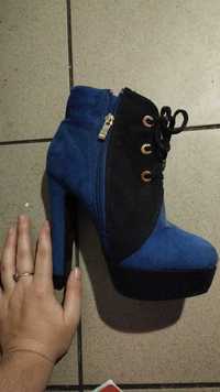 Buty na obcasie r.37