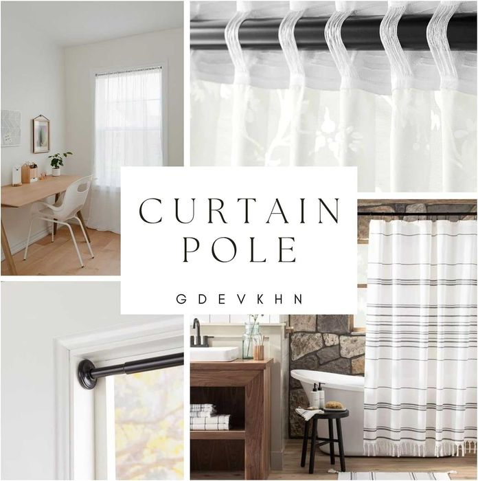 Nowy drążek regulowany / rozsuwany / pręt / 300-355cm !9366!