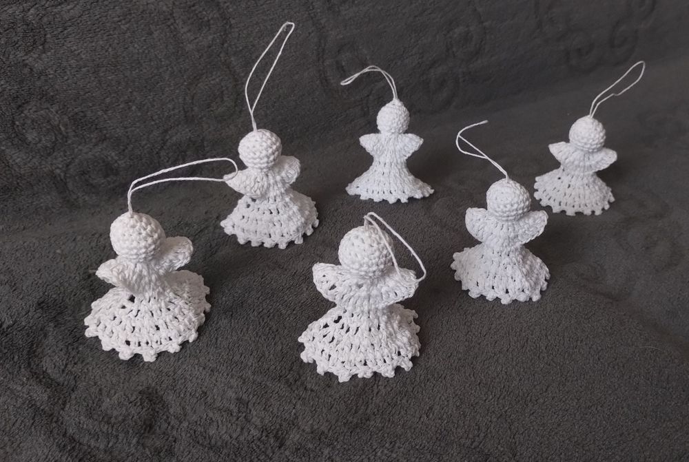 6 białych aniołków