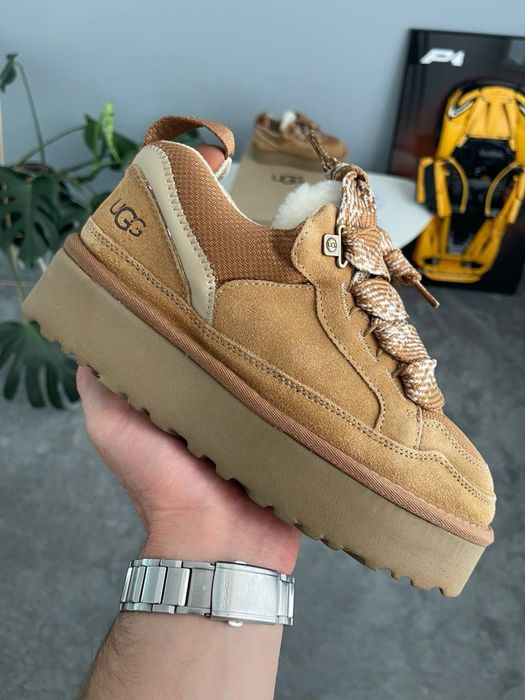 НОВИНКА Трендові зимові UGG Lowmel Sneaker Platform угі ловелл