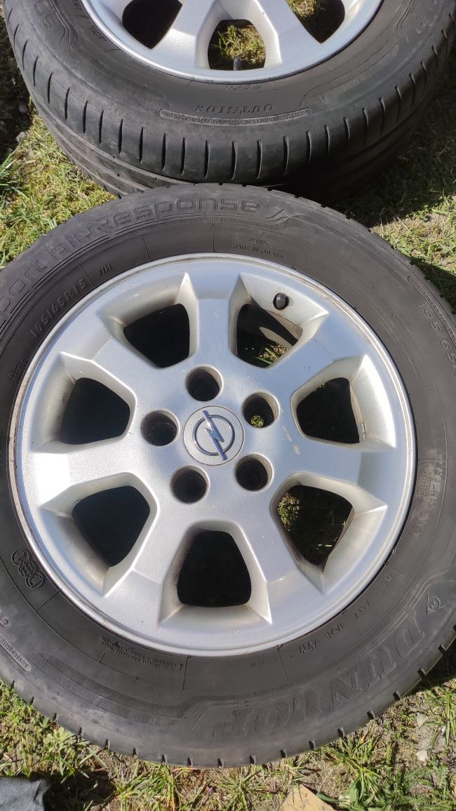 Koła letnie felgi aluminiowe 5x110 195/65/15 Dunlop Sport Bluresponse