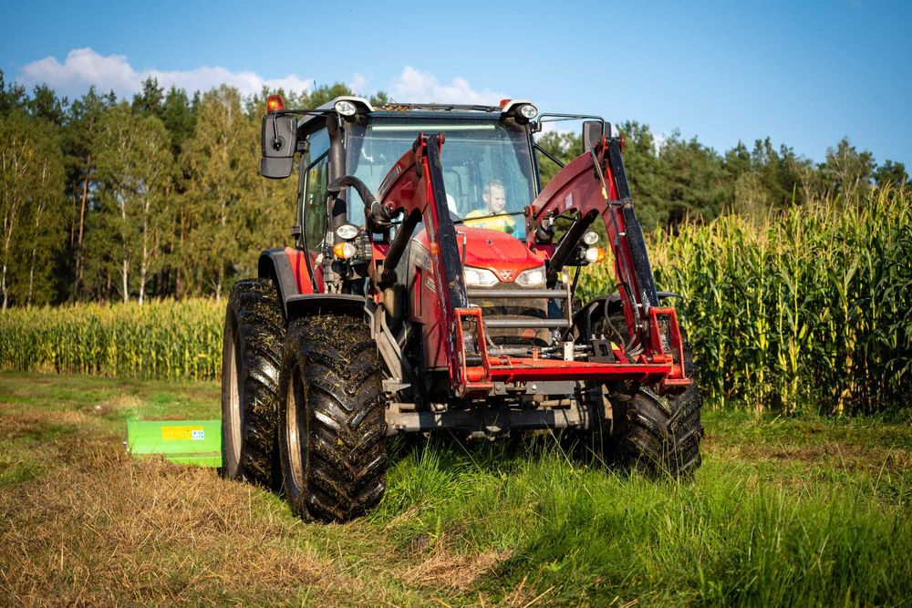 Wynajem mulczera Usługa mulczowania kosiarka bijakowa TALEX 2,8 m