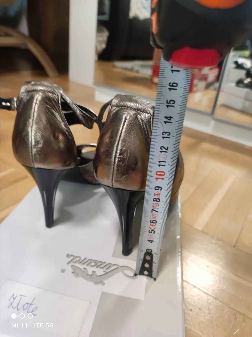 Skórzane sandały made in Poland polskie LIZARD R. 36