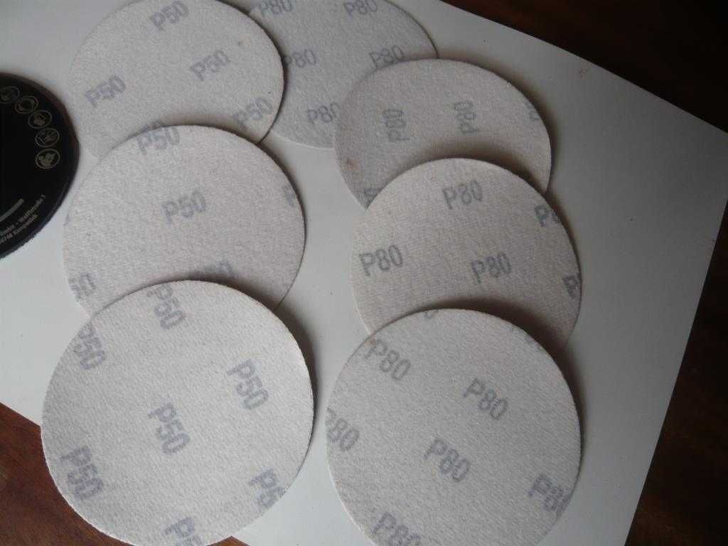Prato velcro Wolfcraft e discos (rebarbadora 125 mm)