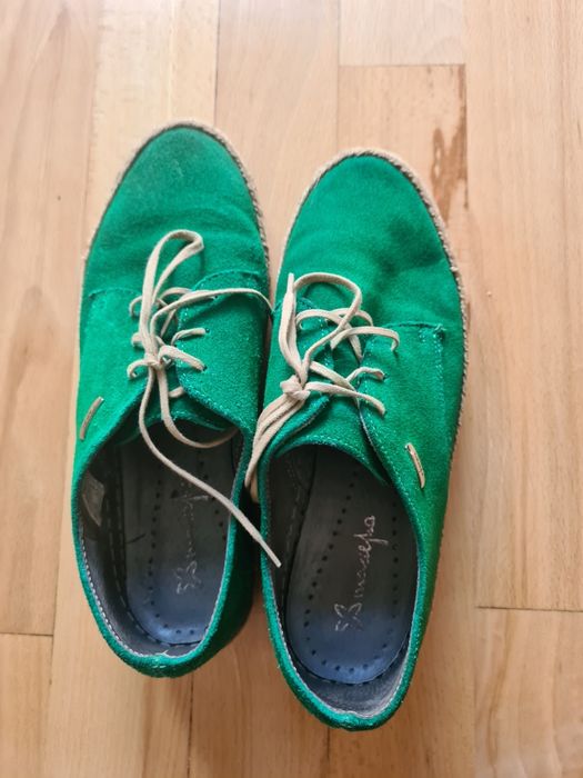Espadryle Maciejka skórzane 37