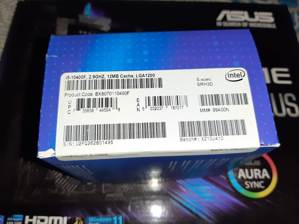Процесор Intel core i5-10400F