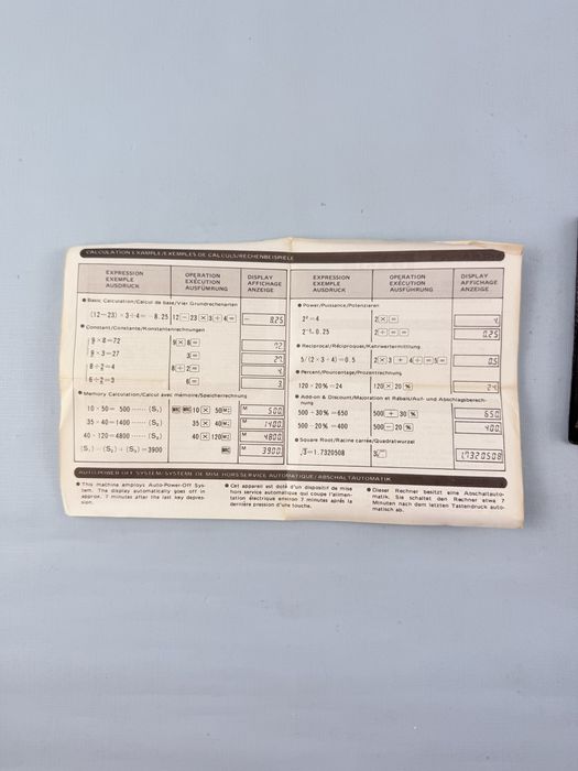 Stary kalkulator Sanyo CX-131