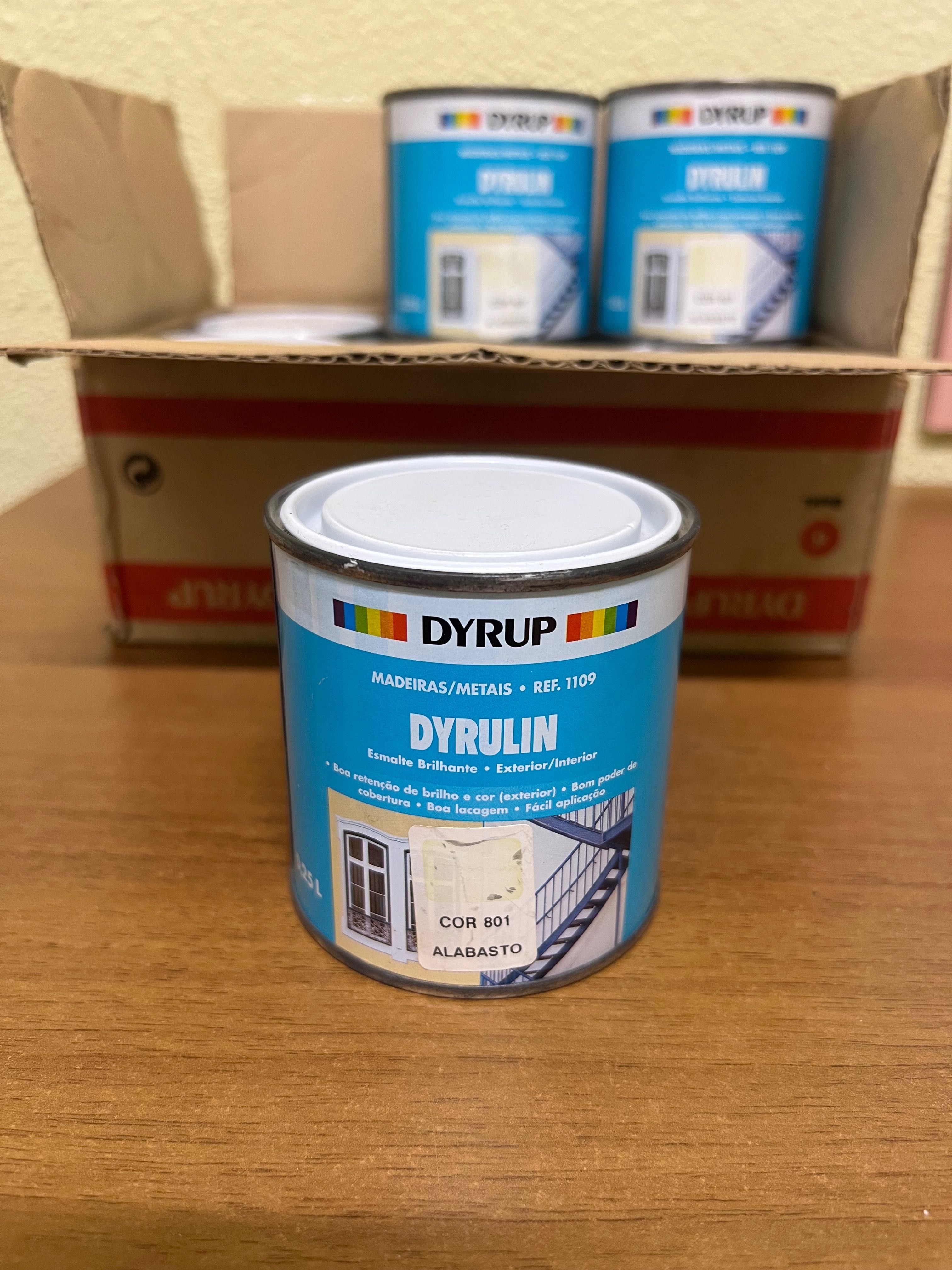 Esmaltes brilhantes madeiras/ferro Dyrup (alabasto)
