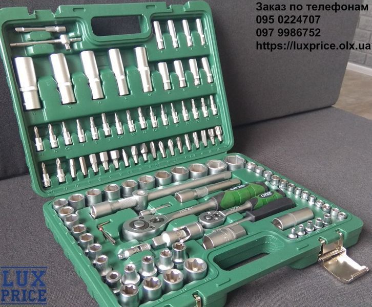 Набор инструментов головок 108ед. Grad 6004275. Набор насадок торцевых