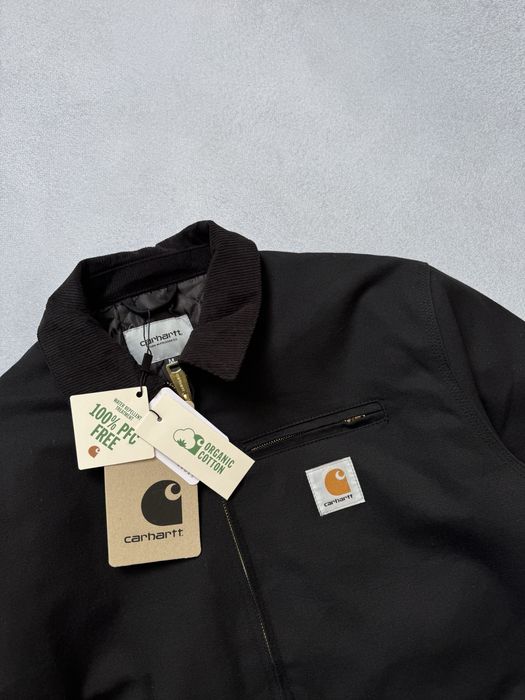 Куртка Carhartt WIP Detroit Black Кархарт Детроит Бобмер Оверсайз