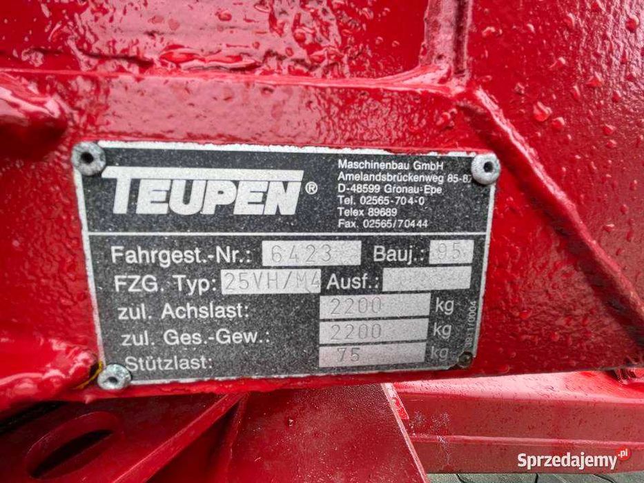 Winda Drabina dekarska TEUPEN 25 VH /M4 meblowa wciągarka wyciąg