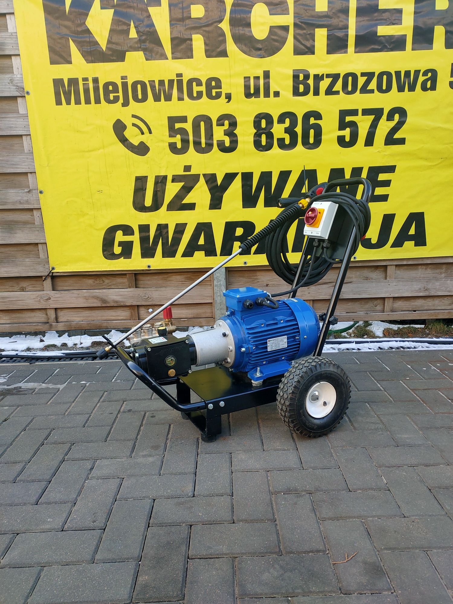 Myjka ciśnieniowa przemysłowa KARCHER. INTERPUMP. EHRLE. KRANZLE. HAWK
