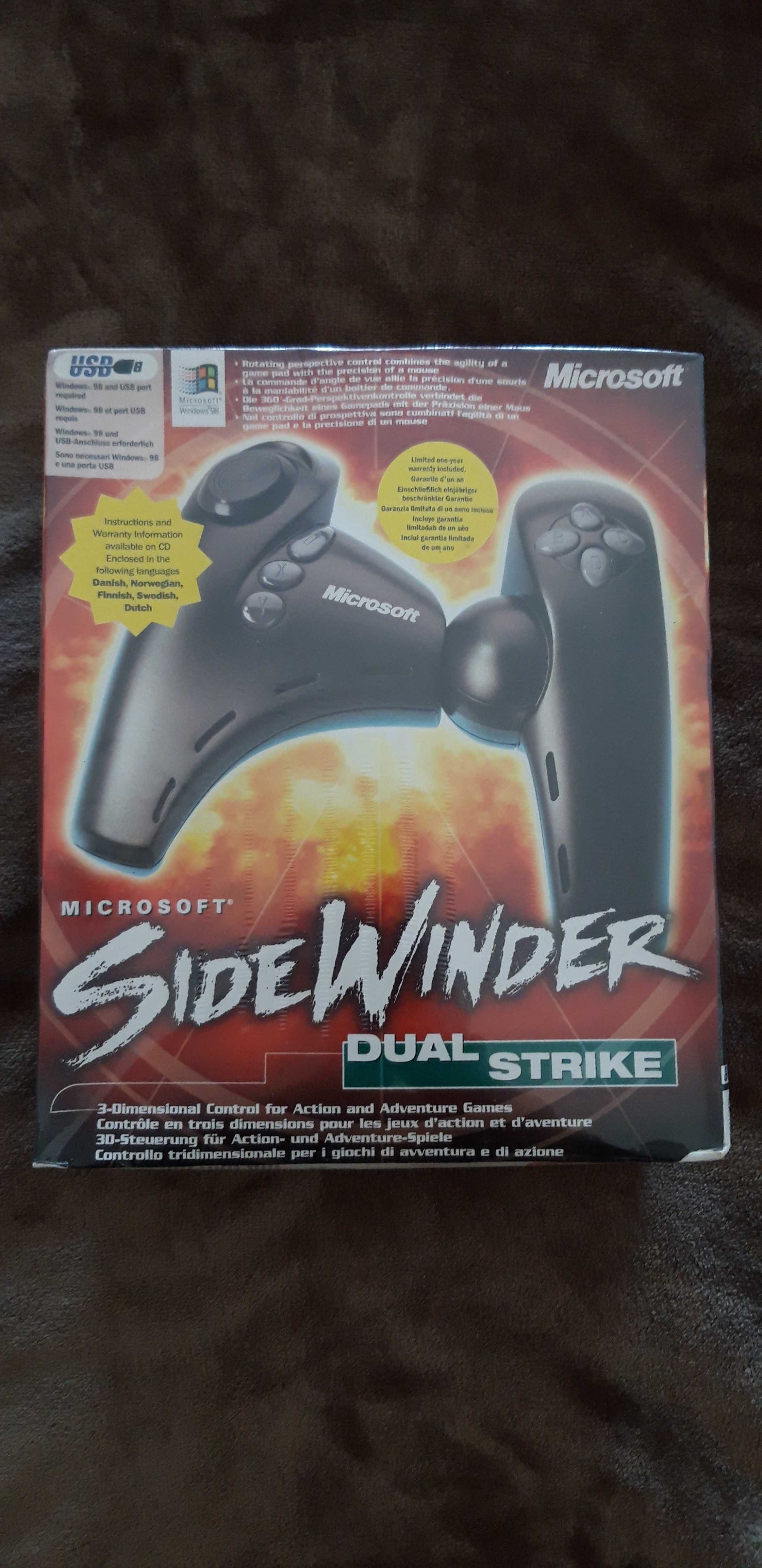 Comando Microsoft Sidewinder Dual Strike (SELADO)