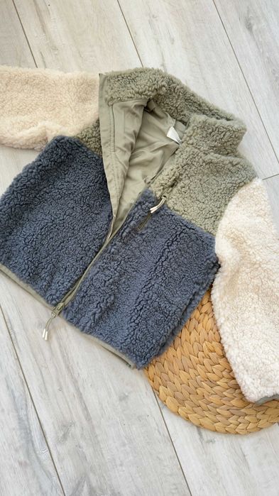 Курточки taddy зелені від h&m ріст від 110 до 140 см