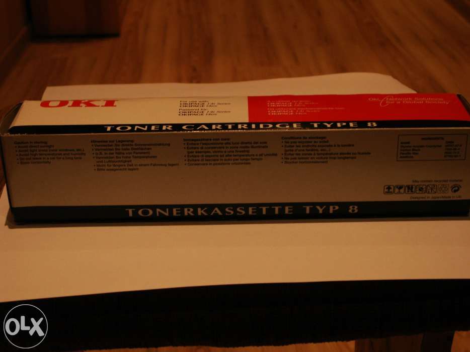 Toner Cartridge OKI Type 8 Oryginalny - Nowy!!! Nieregenerowany!