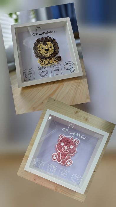 Personalizowana metryczka ramka 3d