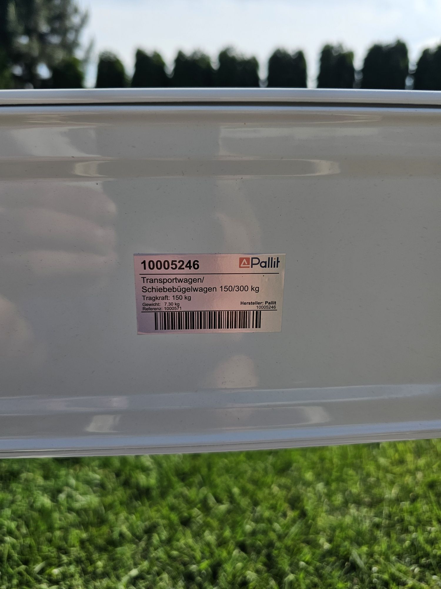 Wózek transportowy, platformowy, udźwig 150 kg, składany