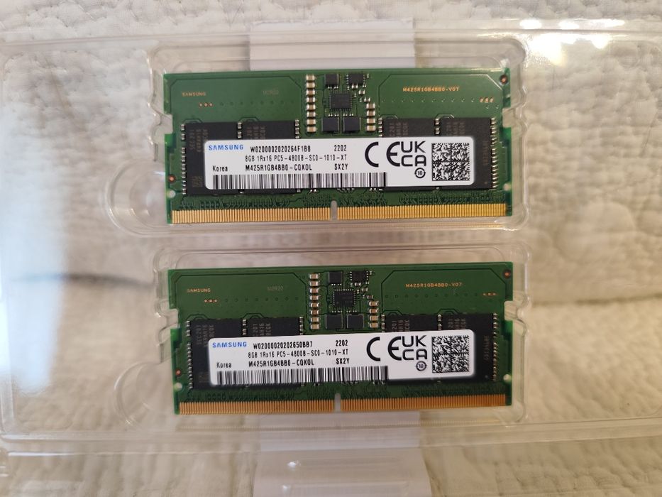 Оперативна пам'ять Samsung DDR5 4800MHz 16GB (2x8) для ноутбука