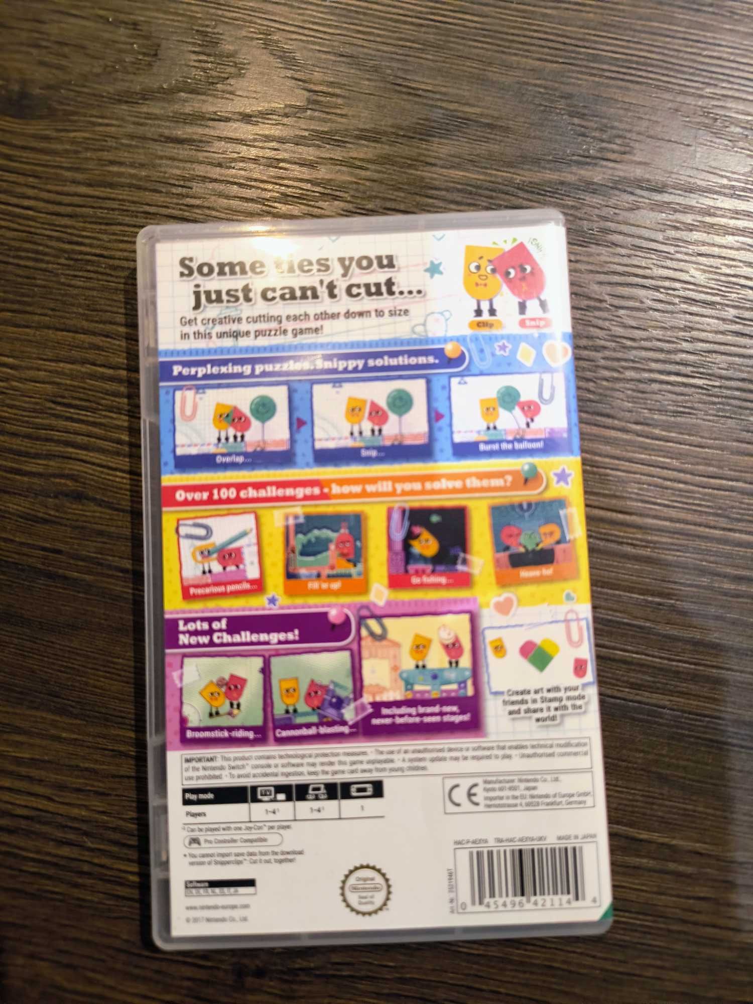 Snipperclips gra Switch