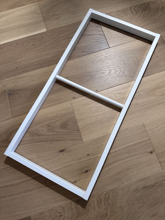 IKEA Pax Komplement drążek na ubrania wieszaki 75x35cm biały nowy