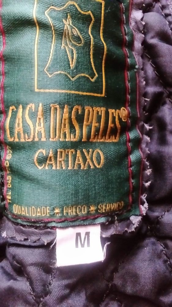 Calças de pele Casa das Peles M