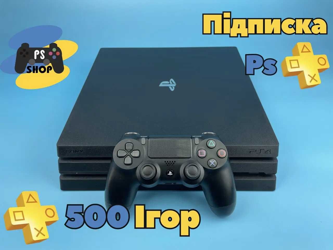 Playstation 4 Pro CUH-72** 1Tb + Підписка PS Plus Deluxe(1 рік)